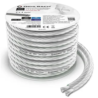 D1C341 Luidsprekerkabel 2 x 4 mm² 1 stuk(s) by Oehlbach in Transparent – product photo 3 of 4