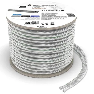 D1C342 Luidsprekerkabel 2 x 4 mm² 1 stuk(s) by Oehlbach in Transparent – product photo 4 of 4