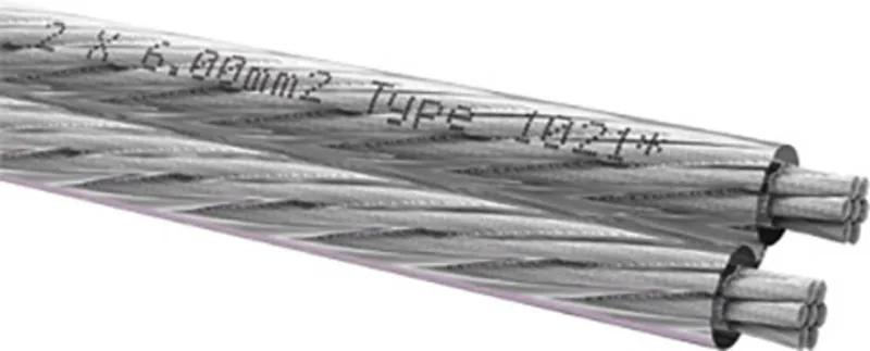 D1C346 Luidsprekerkabel 2 x 6 mm² 6 m van Oehlbach in Transparant – productfoto