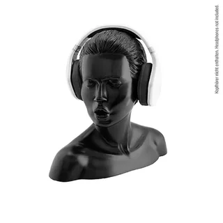 In Fascenatio Woman Koptelefoonstandaard Geschikt voor (koptelefoon): Over Ear koptelefoon, On Ear koptelefoon från Oehlbach i Svart – produktbild 2 av 3