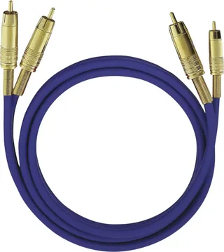 NF 1 Master Set, blue audio kabel 0,5 m 2 x RCA by Oehlbach in Blue – product photo 2 of 3