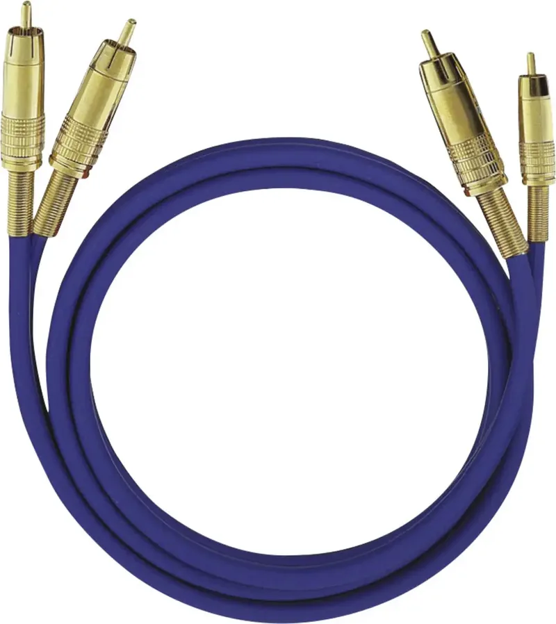 NF 1 Master Set, blue audio kabel 0,5 m 2 x RCA by Oehlbach in Blue – product photo 2 of 3