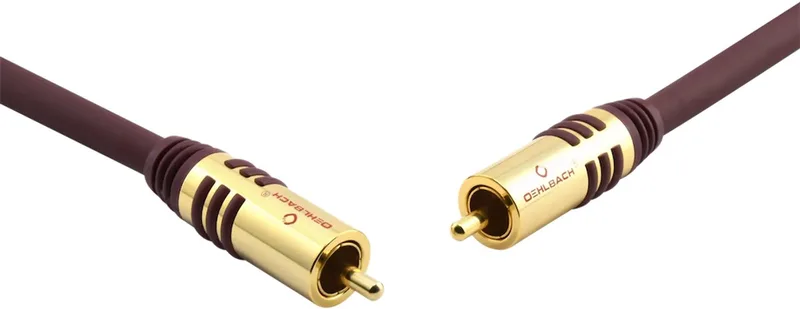 NF - Subwoofer kabel - 8 meter van Oehlbach in Bordeaux – productfoto