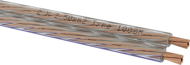 Oehlbach 1051 Luidsprekerkabel 2 x 2.5 mm² + 2 x 2.5 mm² per meter by Oehlbach in White – product photo