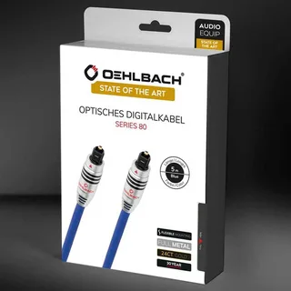 OEHLBACH 1380 Glasvezel kabel 0,5 m Toslink by Oehlbach in Blue – product photo 2 of 2