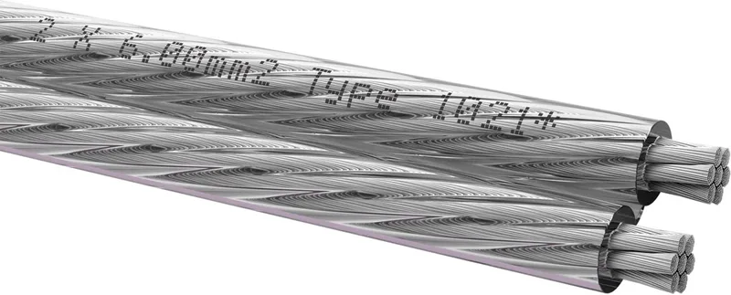 Silverline SP-60 Luidsprekerkabel 10m 2x6mm² SPOFC van Oehlbach in Transparant – productfoto