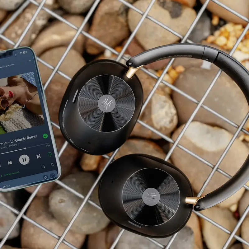 A5 – Koptelefoon – Hi-Res Audio – Comfortabele pasvorm – 3.5mm aansluiting van OneOdio in Zwart – productfoto 2 van 3