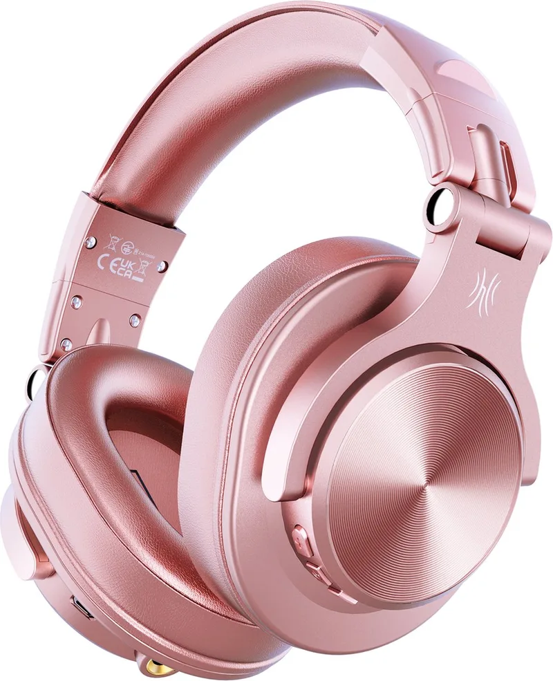 Fusion A70 Roségoud – Draadloze Over-Ear Koptelefoon – DJ & Studio – Hi-Res Audio by OneOdio in Pink – product photo