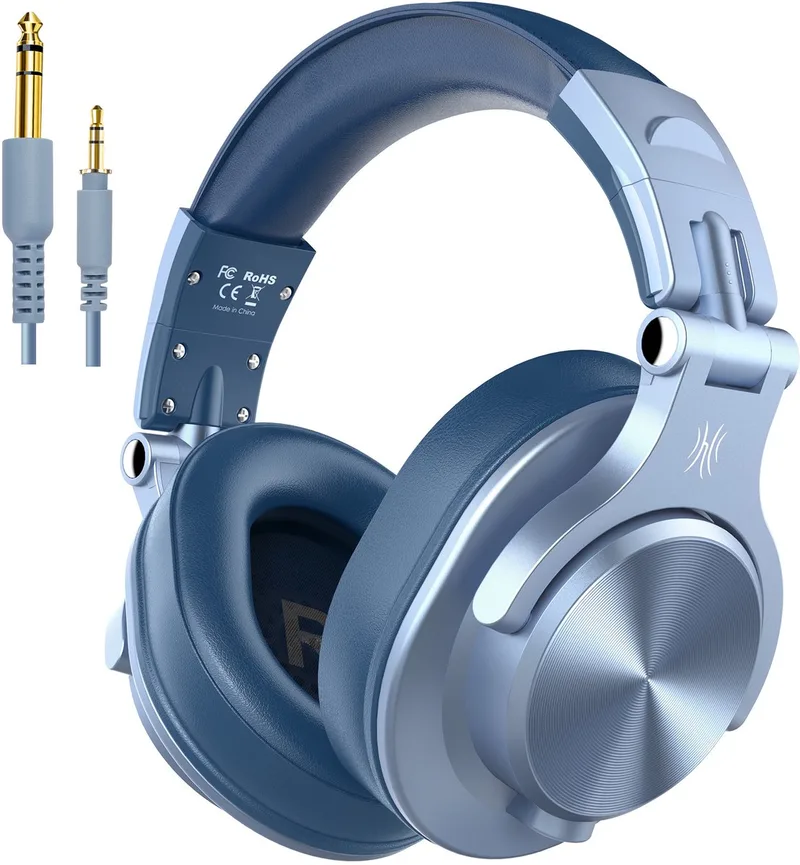 Fusion A70 Sky Blue – Draadloze Over-Ear Koptelefoon – DJ & Studio – Hi-Res Audio by OneOdio in Blue – product photo 1 of 2