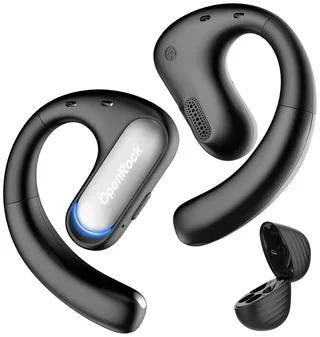 OpenRock - Pro Draadloze Open-Ear Hoofdtelefoon - Bluetooth - Lange batterij - Ruisonderdrukking - draadloos - TubeBass™ Technologie van OneOdio in Zwart – productfoto 2 van 2