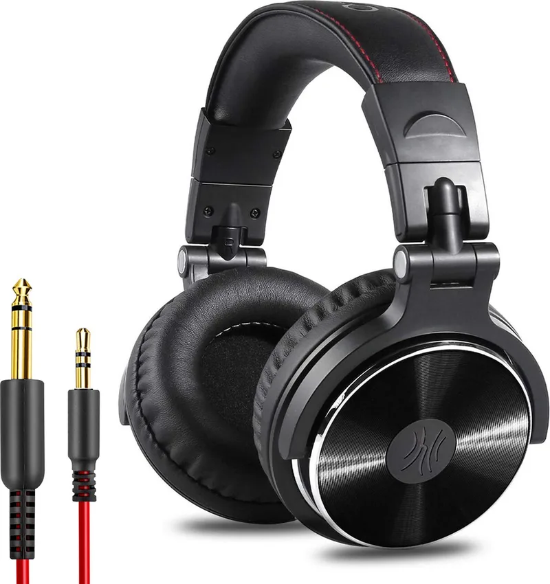 Pro 10 - koptelefoon met microfoon - inklapbaar - muziek | studio | DJ by OneOdio in Black – product photo