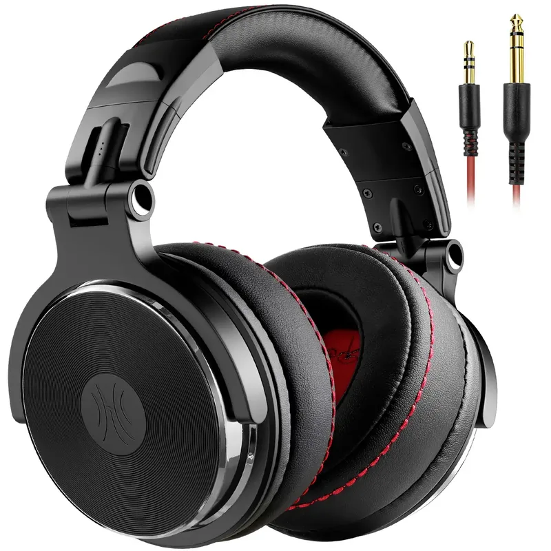 Pro 60 - Over Ear DJ Koptelefoon - 3.5 mm Kabel - Zwart van OneOdio in Zwart – productfoto 2 van 2