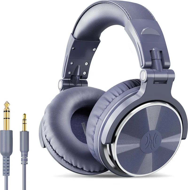 Pro10 - koptelefoon met microfoon - inklapbaar - muziek | studio | DJ van OneOdio in Paars – productfoto