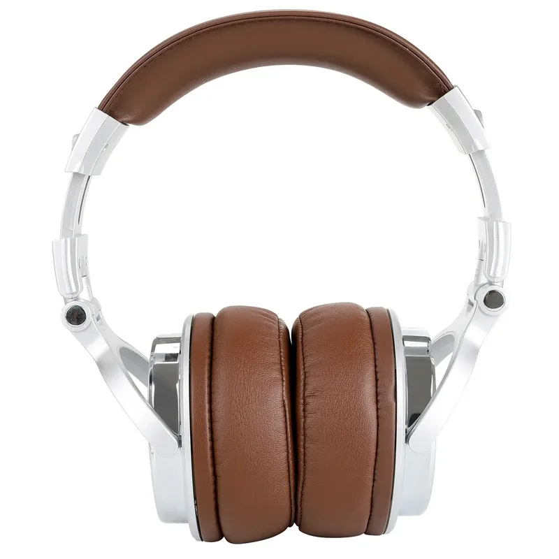 Pro40 Silver-brown - Koptelefoon - ANC Bluetooth Headphone - Draadloze Over-Ear Koptelefoon - Active Noise Cancelling - Microfoon - Incl. Carry Case, USB & Aux Kabel - 40 Uur Afspeeltijd by OneOdio in Silver – product photo 2 of 2
