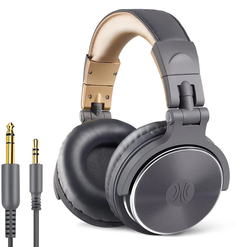Wired Pro 20 Grey-gold Headphones van OneOdio in Goud – productfoto