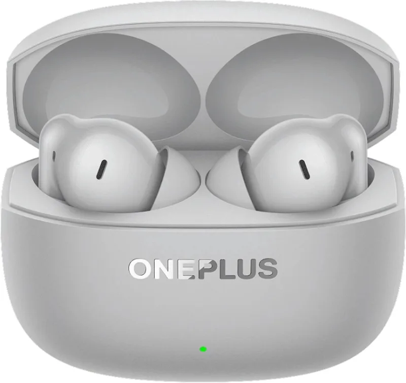 Nord Buds 4 Pro - Draadloze Oordopjes - Bluetooth 6.0 - 54u Batterij - Active Noise Cancelling - Radiant Grey van OnePlus in Grijs – productfoto