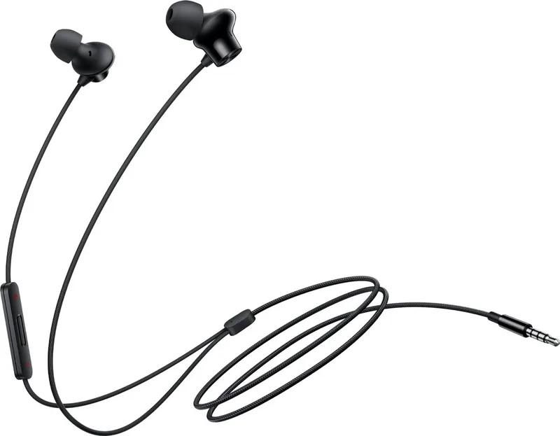 Nord Wired Headset - in-Ear oordopjes (3.5mm Jack) van OnePlus in Zwart – productfoto