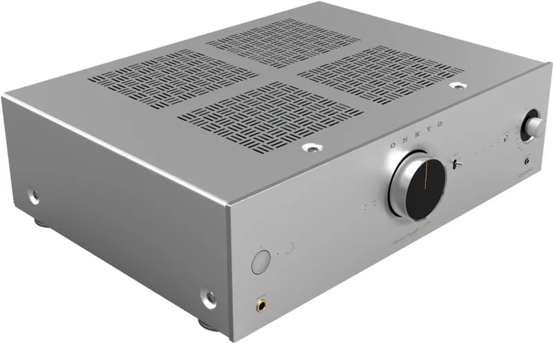 A50S zilver streaming audio versterker van Onkyo in Zilver – productfoto