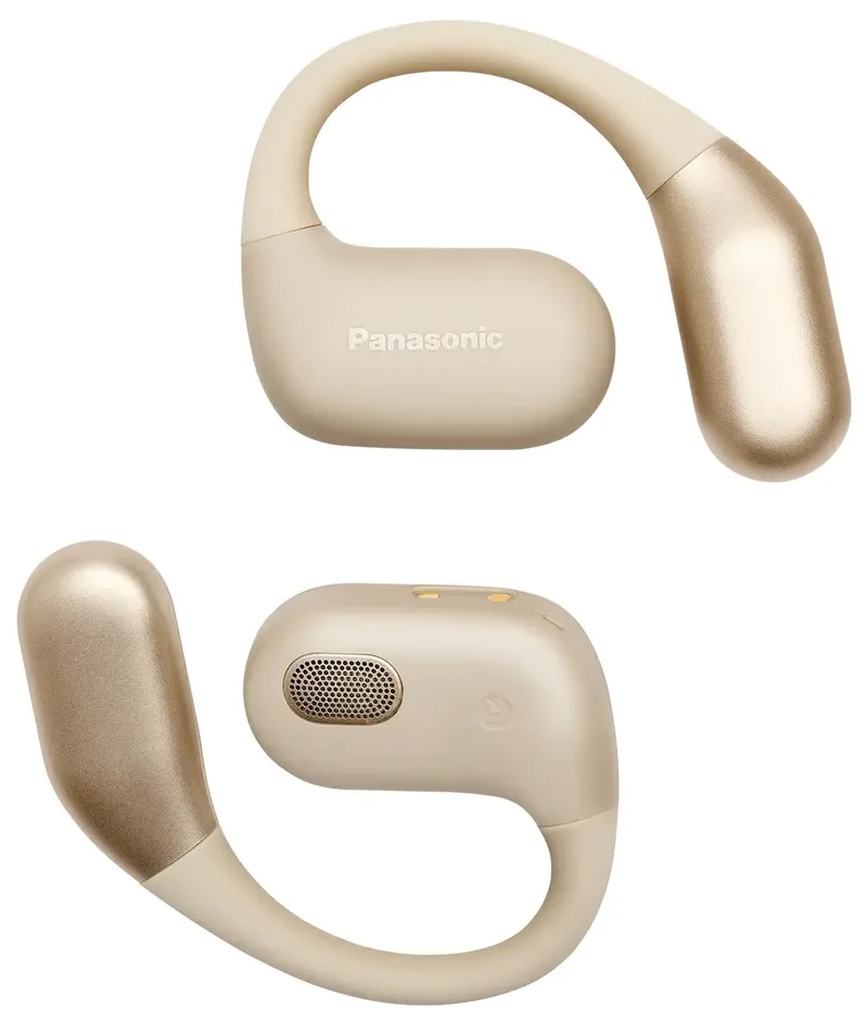 RB-F10DE-C In Ear oordopjes Bluetooth Ruisonderdrukking (microfoon) Oplaadbox, Botgeleiding, Volumeregeling, Touchbesturing, Waterbestendig by Panasonic in Beige – product photo 2 of 2