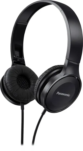 RP-HF100ME On Ear koptelefoon Kabel Stereo Vouwbaar, Headset Mobiele telefoon van Panasonic in Zwart – productfoto 1 van 2