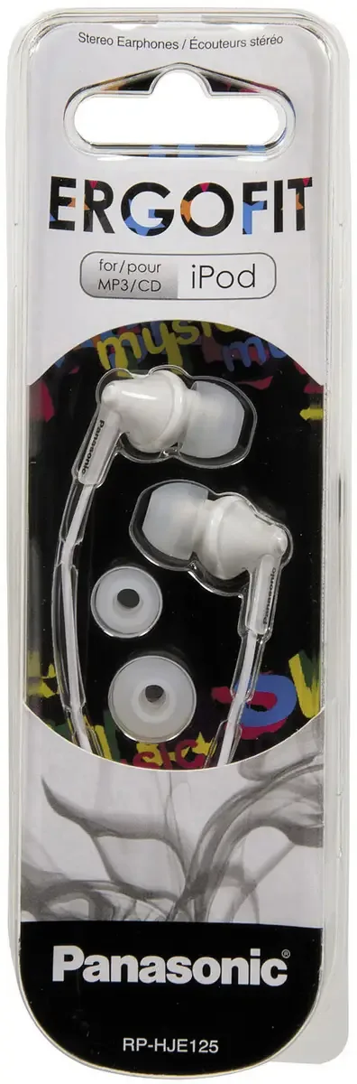 RP-HJE125 - In-ear oordopjes van Panasonic in Wit – productfoto 2 van 2