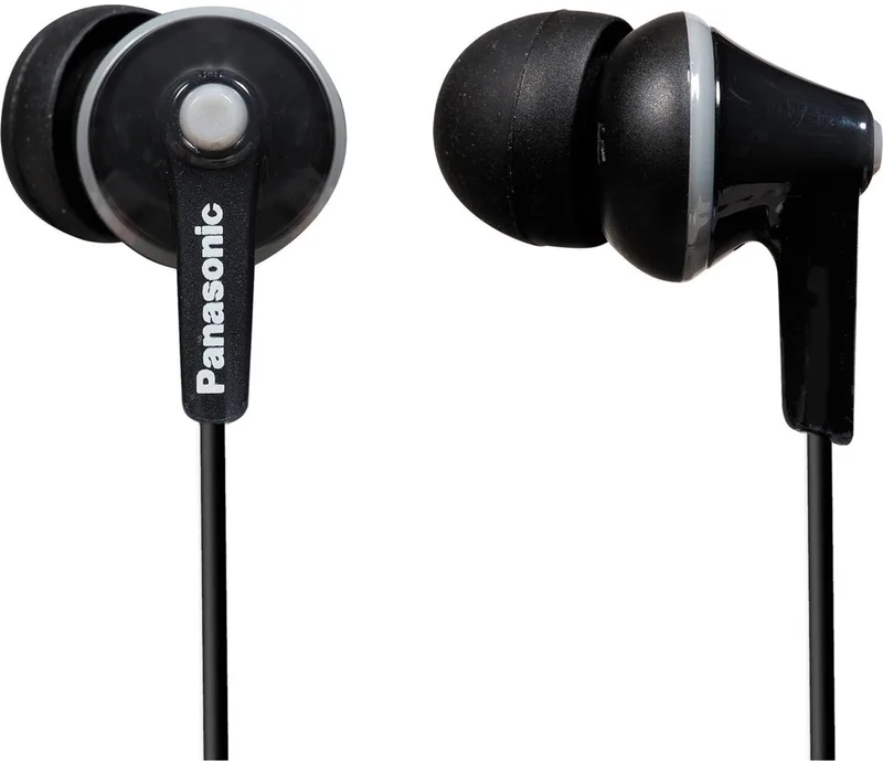 RP HJE125E-K - Ergofit - headphones - in-ear - black van Panasonic in Zwart – productfoto 1 van 2