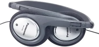RP-HT030 On Ear koptelefoon Kabel Zwart, Zilver Lichtgewicht van Panasonic in Zwart, Zilver – productfoto 2 van 2