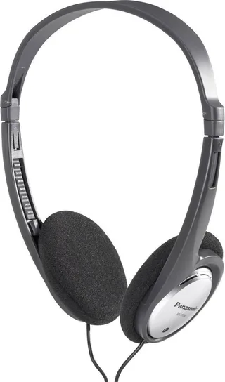 RP-HT030 On Ear koptelefoon Kabel Zwart, Zilver Lichtgewicht van Panasonic in Zwart, Zilver – productfoto 1 van 2