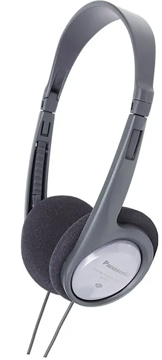 RP-HT090 On Ear koptelefoon Kabel Volumeregeling Televisie by Panasonic in Grey – product photo 1 of 2
