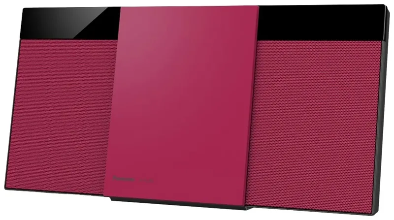SC-HC304EG-R Stereoset AUX, CD, FM, DAB+, USB 2 x 10 W van Panasonic in Rood – productfoto 2 van 2