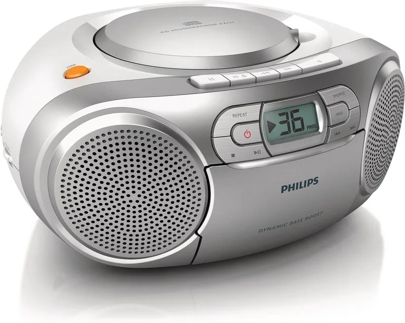 AZ127 - Radio/Cd-speler van Philips in Grijs – productfoto