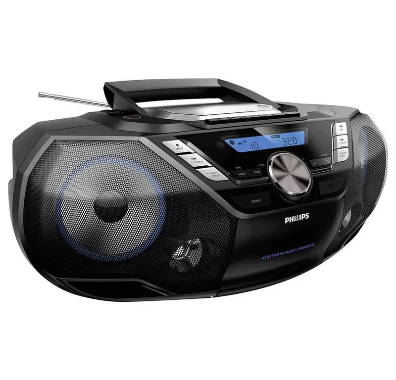 AZB798T CD-Radio DAB+, UKW Bluetooth®, CD, Kassette, USB Schwarz by Philips – product photo 4 of 5
