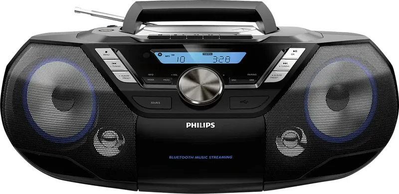 AZB798T CD-Radio DAB+, UKW Bluetooth®, CD, Kassette, USB Schwarz by Philips – product photo 1 of 5