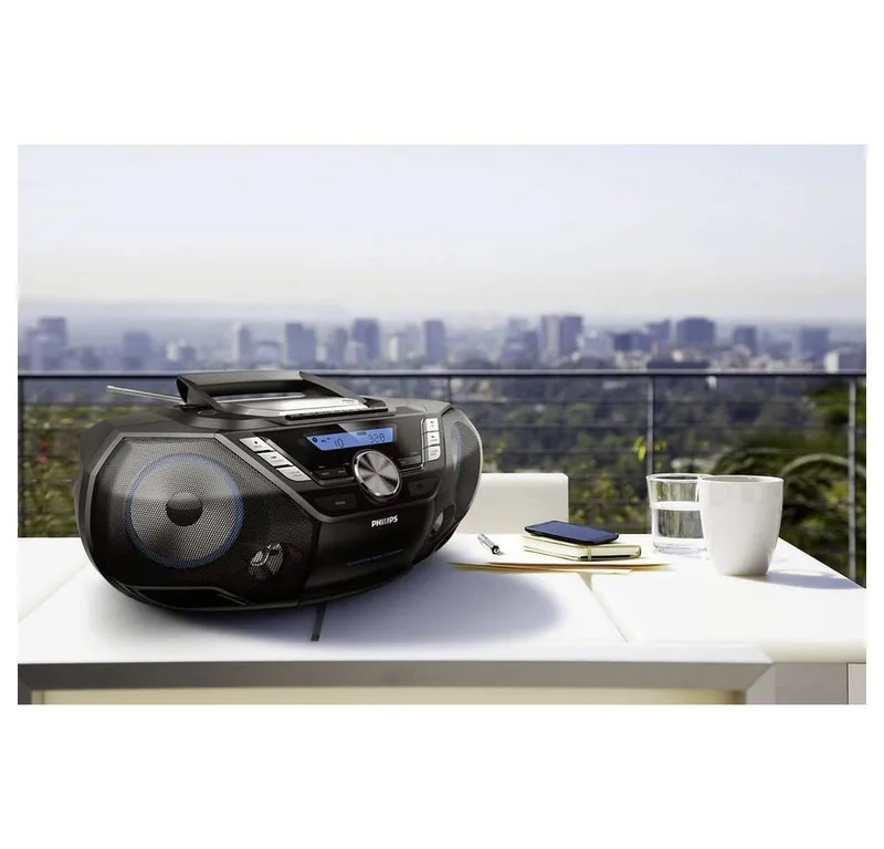 AZB798T CD-Radio DAB+, UKW Bluetooth®, CD, Kassette, USB Schwarz by Philips – product photo 5 of 5