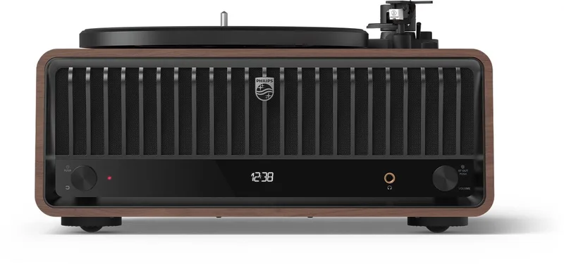 CENTURY RANGE - The Tina - TAV9000D - All in One Platenspeler - Retro design, modern geluid - 2 snelheden - DAB+ / FM radio - Bluetooth - 240 W van Philips in Bruin – productfoto