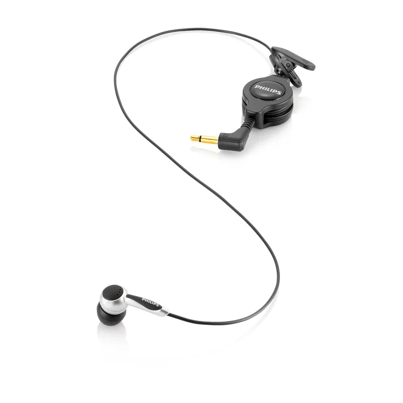 LFH9162 Telefoon Pick-up Microfoon - Telefoongesprekken opnemen - In-ear microfoon - geschikt voor voice recorder/ memorecorder van Philips in Zwart – productfoto