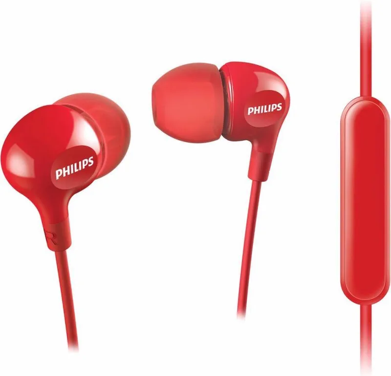 SHE3555 - In-ear Oordopjes by Philips in Red – product photo