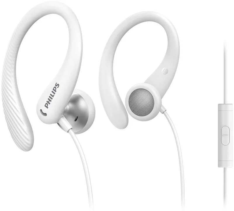 TAA1105 - In-Ear Sport oordopjes - Microfoon - Afstandsbediening in snoer van Philips in Wit – productfoto