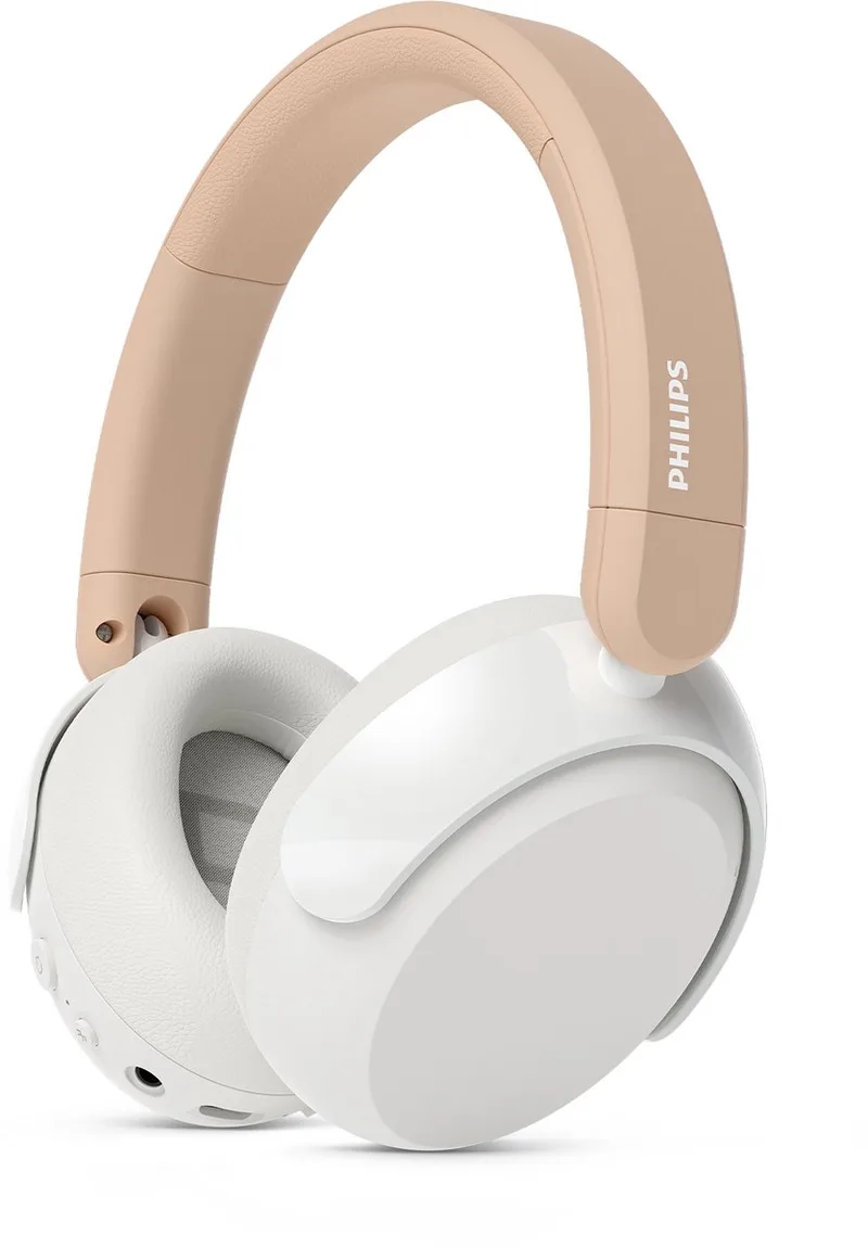 TAK5500AL/00 draadloze over-ear-kinderkoptelefoon - Noice Canceling Pro - veilig want volumebeperking 85dB - Draadloos audio delen - Opvouwbaar - App bestuurbaar/instelbaar by Philips in Amber Wit – product photo
