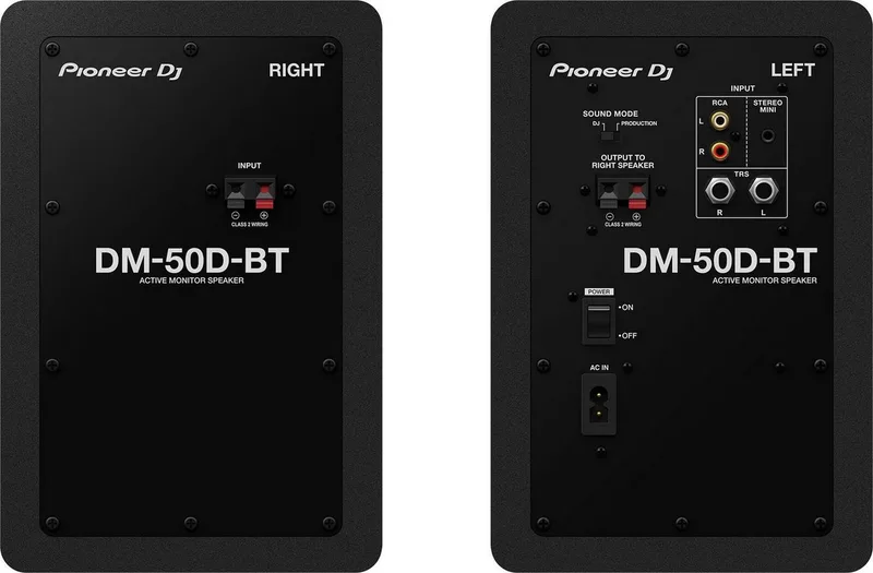 DJ DM-50D-BT-W - 5" Bluetooth-luidsprekers by Pioneer in Black – product photo 2 of 2