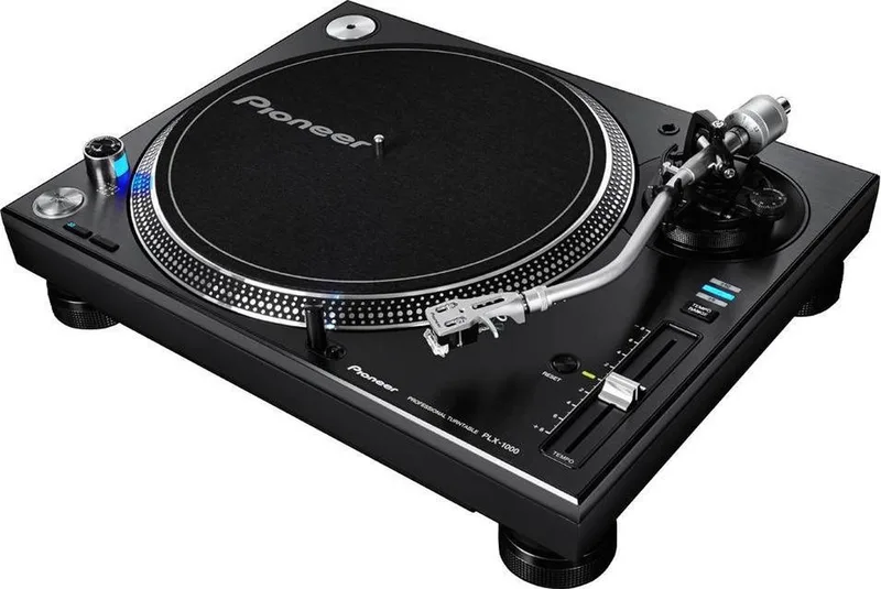 DJ PLX-1000 Direct drive platenspeler van Pioneer in Zwart – productfoto