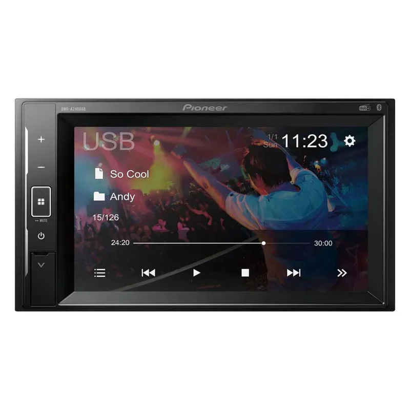 DMH-A240DAB Multimedia Car Radio - Radio / digitale speler by Pioneer in Black – product photo 1 of 2