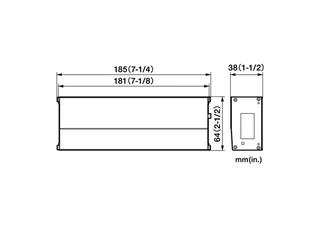 GM-DX104 - 4-channel 4x100W - Versterker by Pioneer in Black – product photo 3 of 3