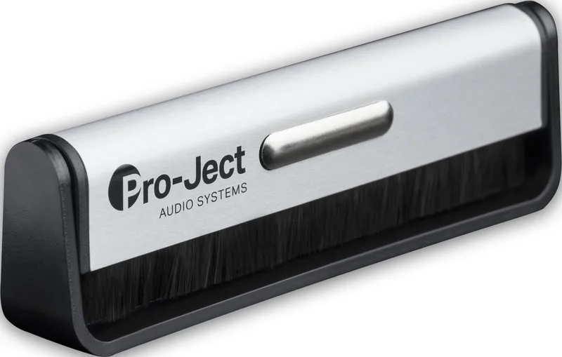 Brush-it Record Brush - Grondige Vinylreiniging - Onmisbaar Voor Iedere Platenspeler - Antistatisch & Veilig van Pro-Ject in Zilver – productfoto