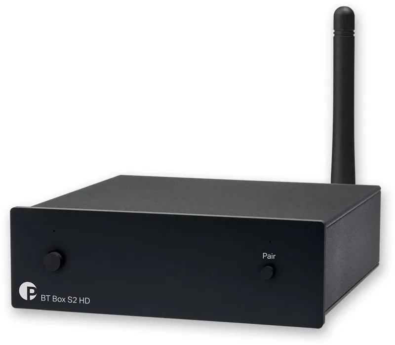 BT Box S2 HD - Hifi Bluetooth audio receiver Black van Pro-Ject in Zwart – productfoto