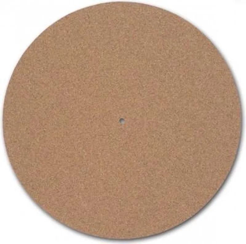 Cork it Turntable Mat Platenspeleraccesoires - Trillingsreductie - Verbeterde Geluidshelderheid - Duurzame Vinylbescherming by Pro-Ject in Brown – product photo