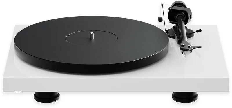 Debut EVO 2 platenspeler Hoogglans Wit van Pro-Ject in HG wit – productfoto