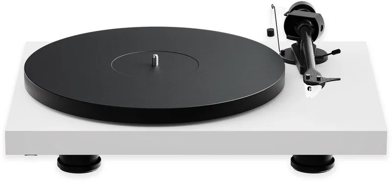 Debut EVO 2 platenspeler van Pro-Ject in Satijn wit – productfoto