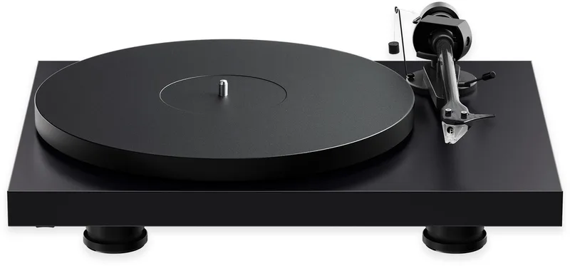 Debut EVO 2 platenspeler van Pro-Ject in Satijn zwart – productfoto