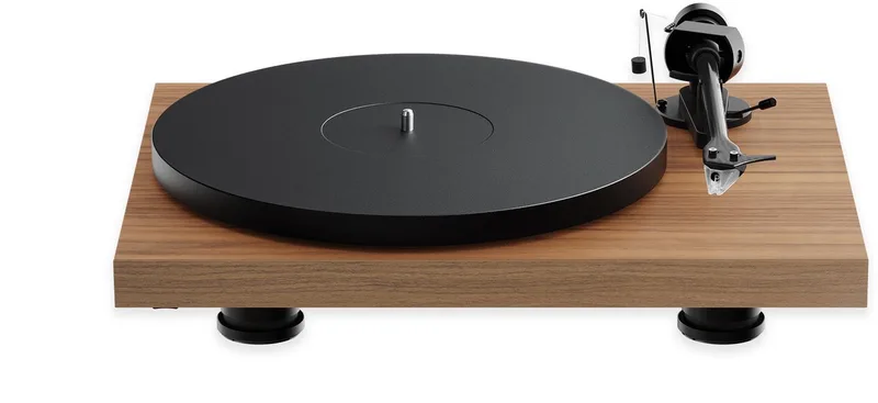 Debut EVO 2 platenspeler de Pro-Ject en Walnoot – photo produit